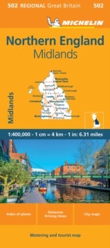 Northern England - Michelin Regional Map 502 Northern England - Michelin Regional Map 502
