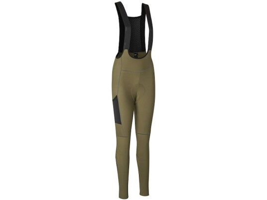 GripGrab W's PACR bibtights med seler olive green dame GripGrab W's PACR bibtights med seler olive green dame