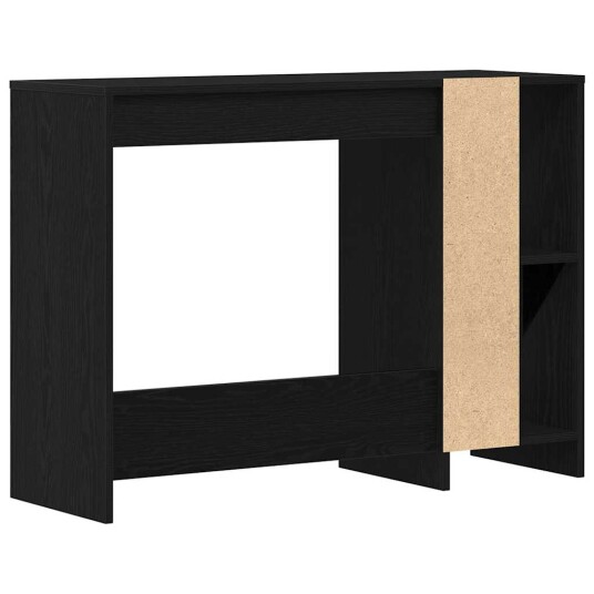  Skrivebord Svart Eik 102,5x35x75 cm Ingeniørtre