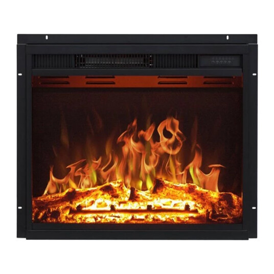 Aflamo LED Innebygd elektrisk peis 60cm Svart Aflamo LED Innebygd elektrisk peis 60cm Svart