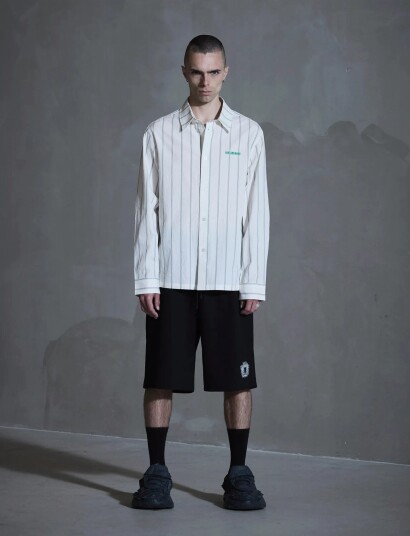 HAN Kjøbenhavn Retro Striped Shirt Cream L