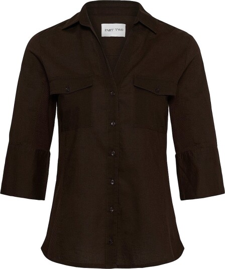 Part Two Bluse CortniaPW SH Brun