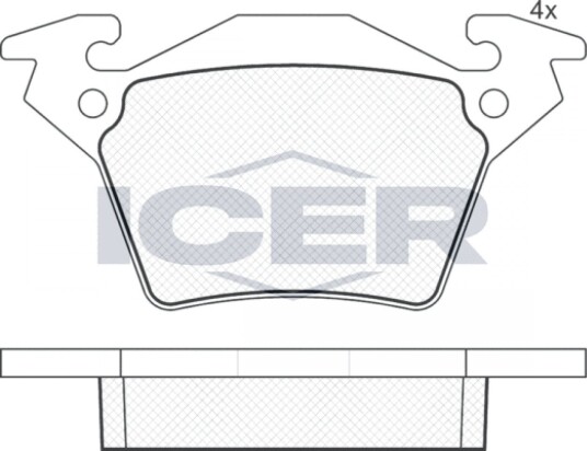 Bremseklosser sett ICER 141284