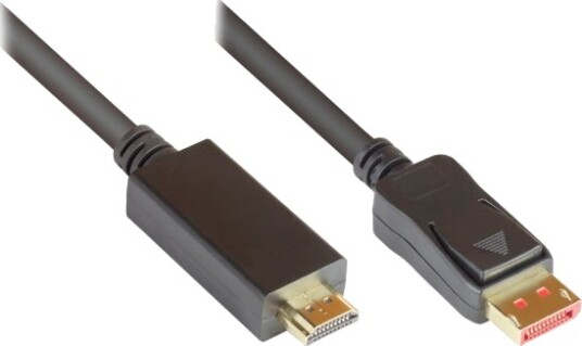 Alcasa Dp14 Hdmi10 10 M Displayport Hdmi Hankjønn Hankjønn Gull