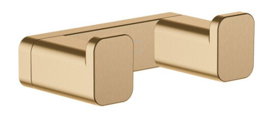Hansgrohe AddStoris håndkleknagg, dobbelt, børstet bronze Hansgrohe AddStoris håndkleknagg, dobbelt, børstet bronze