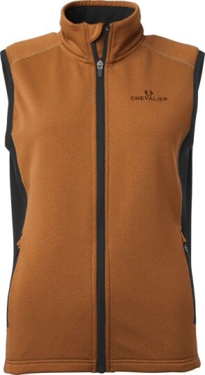 Chevalier Lenzie Fleece Vest Women Orange/Brown Orange/Brown 36W Chevalier Lenzie Fleece Vest Women Orange/Brown Orange/Brown 36W