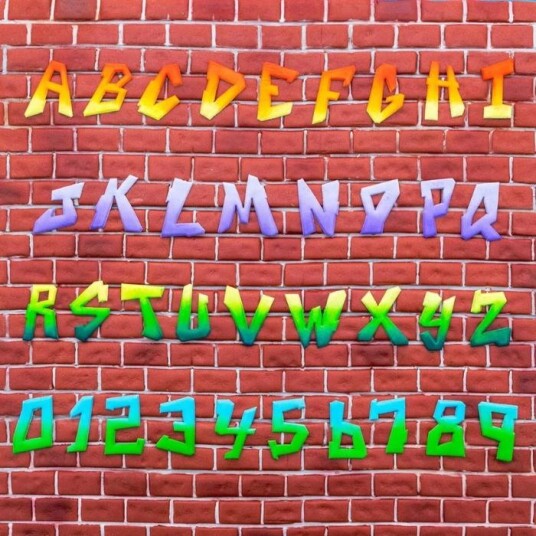 Fmm Alfabet Og Nummer Tappits Graffiti Fmm Alfabet Og Nummer Tappits Graffiti