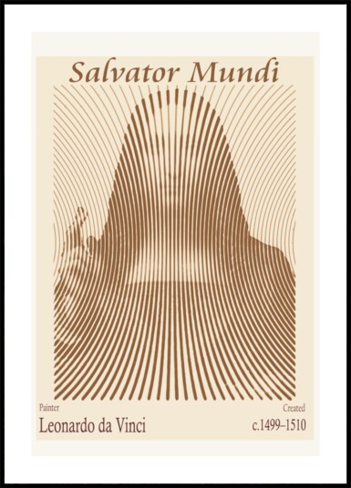 Abstract Jesus Silhouette Plakat / 50x70 Abstract Jesus Silhouette Plakat / 50x70