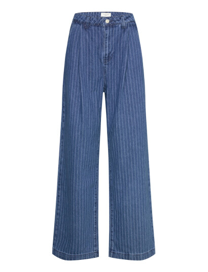 NORR Kenzie Pleat Wide Jeans Blue 38 NORR Kenzie Pleat Wide Jeans Blue 38