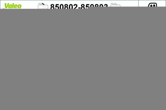 Vindusheis VALEO 850803