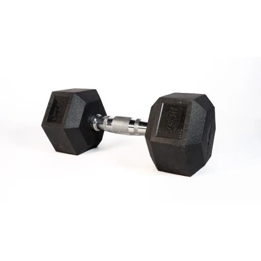 SQ&SN Hexagon Manual (12,5 kg) med forkrommet grep. Utstyr til crossfit trening, styrketrening og funksjonell trening