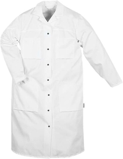 Fristads Frakk bomull dame 103 P93 Hvit 2XL