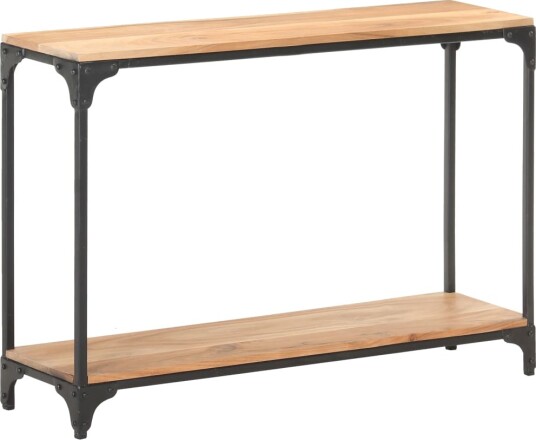 vidaXL Konsollbord 110x30x75 cm heltre akasie