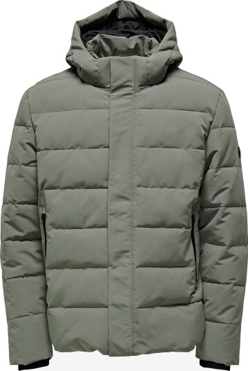 ONLY & SONS Jakke onsCayson Puffa Otw Grå ONLY & SONS Jakke onsCayson Puffa Otw Grå