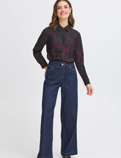 Fransa Frdaphne Sh 1 - Navy - L