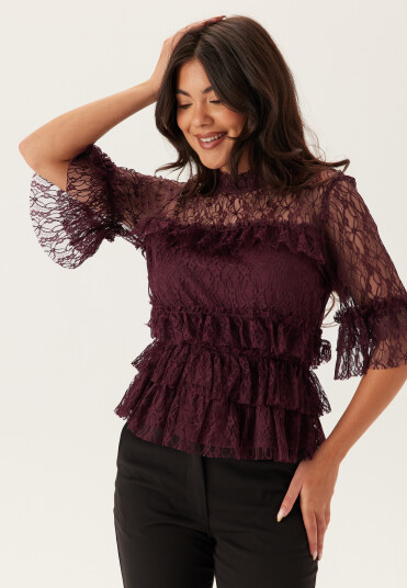 Bubbleroom Frill Lace Blouse Bubbleroom Frill Lace Blouse