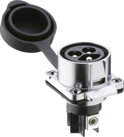 Lutronic 2830 02 Tf1cr Rund Stikkontakt Rett 1 Stk