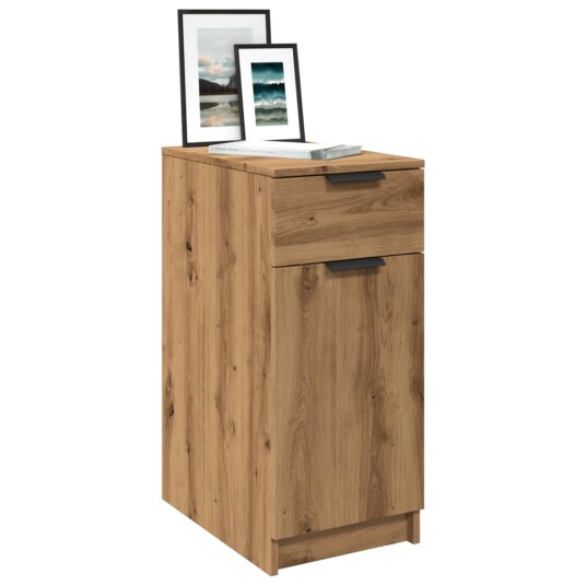Skap for skrivebord artisan eik 33x50x75 cm konstruert tre 8721158442871