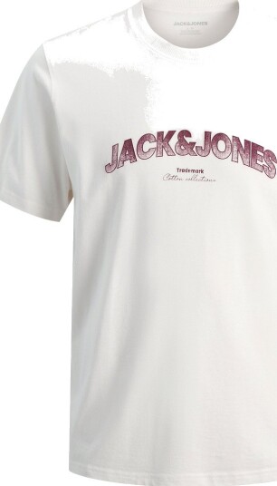 Jack & Jones T skjorte JjAvery Cloud Danser Jack & Jones 16 år (176) T skjorte Bordeaux Hvit
