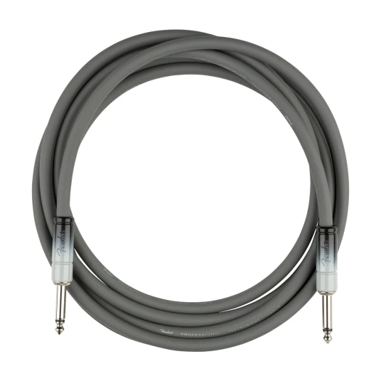 Fender 10' Ombré Cable, Sølv Smoke Fender 10' Ombré Cable, Sølv Smoke