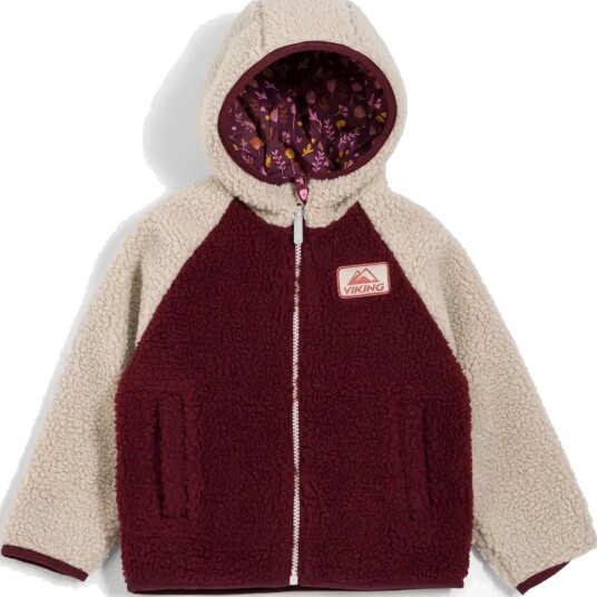 Viking Play Reversible Pile Jacket   PLUM   140