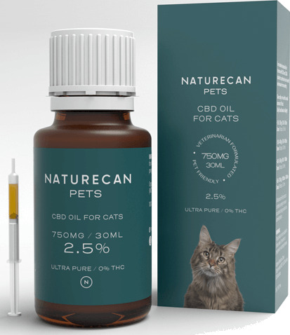 Naturecan No Cbd Olje For Katter 30Ml 20% Rabatt