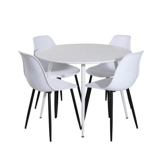 Venture Home Spisegruppe Venture Home Plake med 4 Pop Stoler Rundt GR19561