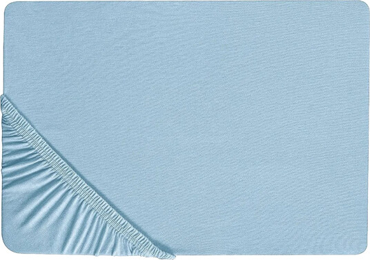 Laken med strikk Hofuf Lys blå 180x200 cm Lys blå 180x200 cm
