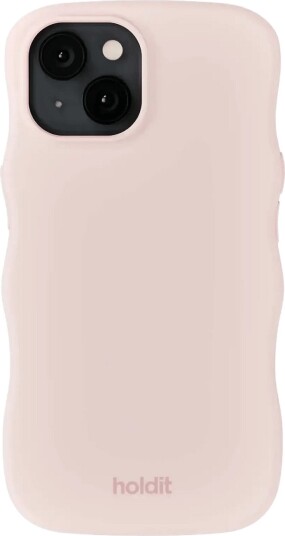 Holdit Wavy Silicone Magsafe Cpt iPhone 17E/16E/15/14/13 BALLERINA PINK