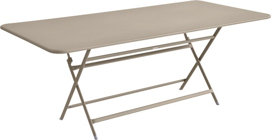 Fermob - Caractère Table 190x90 Cm Nutmeg 14 - Utendørs Spisebord - Beige - Metall