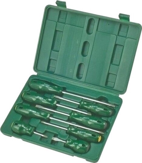 Sata Tools Skrutrekkersett ST09306SJ Ergonomiske Håndtak 8 Deler Sata Tools Skrutrekkersett ST09306SJ Ergonomiske Håndtak 8 Deler