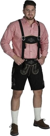 Création De Hanninger Sorte Lederhosen Korte Création De Hanninger Sorte Lederhosen Korte