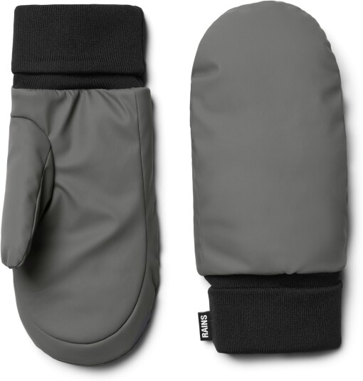 Rains Puffer Mittens Grey S/M Rains Puffer Mittens Grey S/M