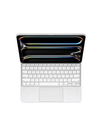 Apple Magic Keyboard - keyboard and folio case - with trackpad - QWERTY - Dutch - white Input Device - Tastatur & Foliosett - Nederlandsk - Hvit