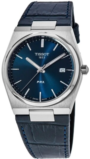 Tissot Herreklokke T137.410.16.041.00 Prx Blå/Lær Ø40 mm