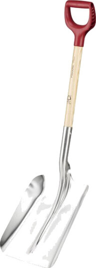 Fiskars Classic Snøskuffe med Aluminiumblad og Trehåndtak