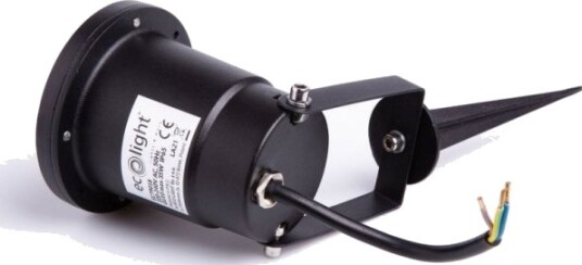 Utendørs Projektør Ecolight2 Eco Light Ec79018 1X35w Gu10 Ip65 230V Svart