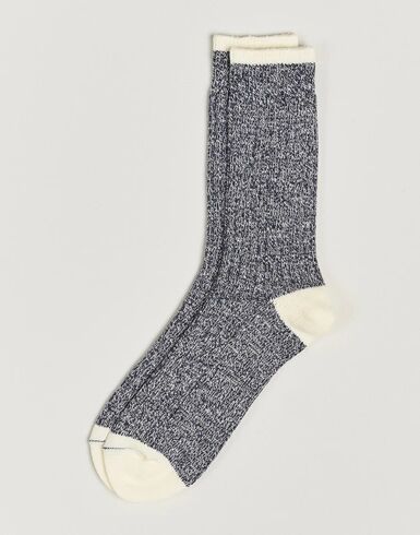 BEAMS PLUS Rag Socks Grey/Navy BEAMS PLUS Rag Socks Grey/Navy