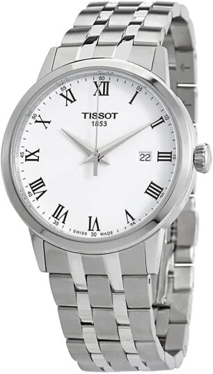 Tissot Herreklokke T129.410.11.013.00 T Classic Hvit/Stål Ø42 mm