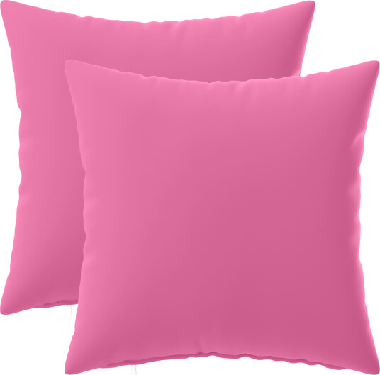 vidaXL Putetrekk 2 pcs HEERLEN Rosa 45 x 45 cm Polyester
