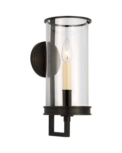 Visual Comfort Glendon Hurricane Sconce Bronze