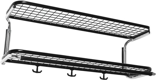 Essem Design Classic 650 Hatthylla Svart/krom 80 Cm Hattehyller Og Skohyller Gunnar Bolin Sølv,Svart Metall/plast