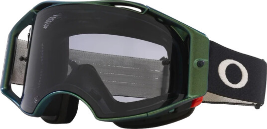 Oakley Airbreak MTB sykkelbriller light grey/black green colorshift Oakley Airbreak MTB sykkelbriller light grey/black green colorshift
