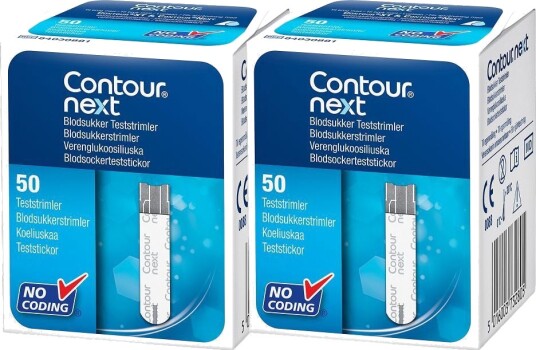 CONTOUR NEXT Blodsukkerstrimler x2 2 x 50 stk.