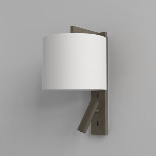 Astro Lighting Ravello LED Reader vegglampe Bronsefarget/Hvit rund skjerm Astro Lighting Ravello LED Reader vegglampe Bronsefarget/Hvit rund skjerm