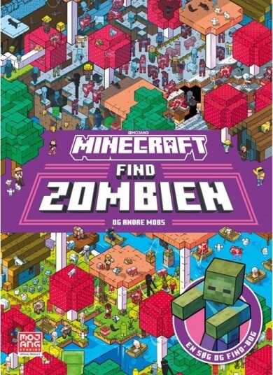 Minecraft Finn Zombiene Søk Og Finn Bok Minecraft Finn Zombiene Søk Og Finn Bok