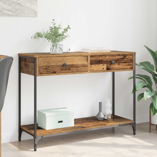 Konsollbord Gamle tre 100 x 34,5 x 75 cm Konstruert tre