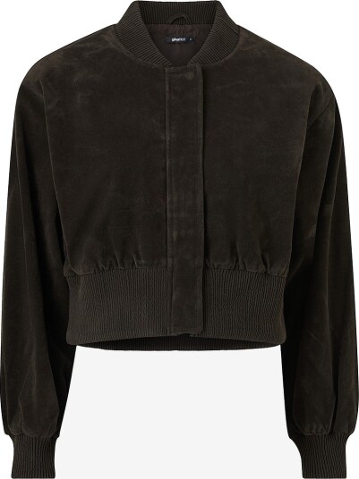Gina Tricot Jakke Faux Suede Short Brun