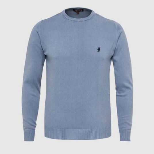 Lyseblå MCS Pigment dyed genser