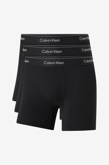 Calvin Klein Boksershorts Boxer Brief 3 pakning Svart Calvin Klein Boksershorts Boxer Brief 3 pakning Svart